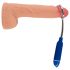 You2Toys Loop - vibrador metálico glande (plateado-azul)