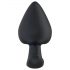 Vibrador anal inteligente, recargable y resistente al agua (negro)