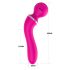 Solitaria - Masajeador 2 en 1 y vibrador G-spot con cabezales intercambiables (rosa)