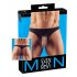 Showmaster tanga para hombres (negro) - L