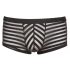 Boxer transparente a rayas (negro) - M