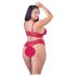 Cottelli Tallas Grandes - Conjunto de Sujetador de Encaje Suave (Rojo)