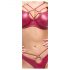 Cottelli Party - Conjunto de sujetador brillo (rojo) - 80B/M