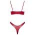 Cottelli Party - Conjunto de sujetador brillo (rojo) - 80B/M