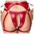 Conjunto Brillante Cottelli Bondage - Sujetador y Esposas (Rojo)