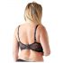 Cottelli Plus Size - Strappy, Ringed Breast Lifter (Black) - 85E