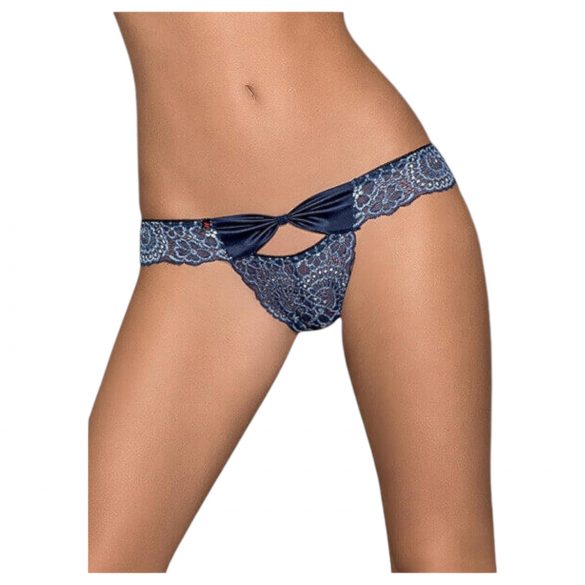 Obsessive Auroria - Bow Embroidered Women's Panties (Blue)