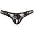 Cottelli - Tanga sensual de encaje (negro) - M