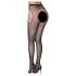 Cottelli Legwear - Medias de red abiertas y brillantes - negro (S-L)