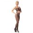 NO:XQSE - Side Patterned Bodystocking - Black