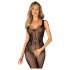 Obsessive G335 - Malla negra abierta, transparente - S-L