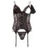 Cottelli - Adjustable Garter Top (Black)  - M