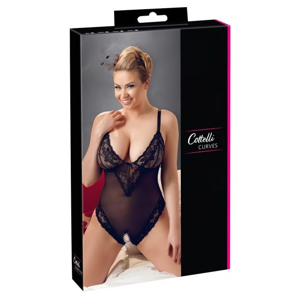 Cottelli Tallas Grandes - body de encaje (negro)