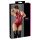 Cottelli Party - Body sin mangas brillante con cremallera (rojo) - XL