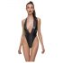 Cottelli Party - Body con escote profundo (negro) - XL