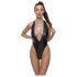 Cottelli Party - Body con escote profundo (negro) - XL