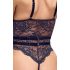 Cottelli - Body sexy abierto con tirantes (negro)