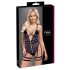 Cottelli - Body sexy abierto con tirantes (negro) - L