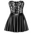 Noir - minivestido brillante con encaje (negro) - L