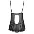 Cottelli - Babydoll ligero y con volantes (negro) - L