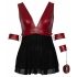 Cottelli Bondage Talla Grande - Babydoll (rojo-negro)