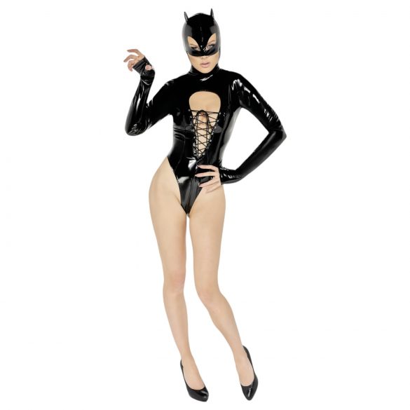 Black Velvet - Body Batwoman de manga larga (negro)