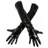 Guantes laca brillante negro Black Level - M