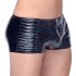 Black Level - Short varonil con cremallera (negro)