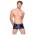 Black Level - Short varonil con cremallera (negro) - M