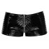 Black Level - Short varonil con cremallera (negro) - M