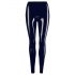 Leggings negros de látex con cremallera - XL