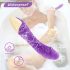 Amante Real Mrow - Vibrador recargable y realista, impermeable (lila)