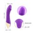 Amante Real Mrow - Vibrador recargable y realista, impermeable (lila)