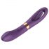 Doble Placer: vibrador con lengua recargable 2en1 (lila)