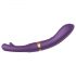 Doble Placer: vibrador con lengua recargable 2en1 (lila)