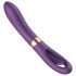 Doble Placer: vibrador con lengua recargable 2en1 (lila)