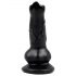 Animalock: Dildo perro 12cm (negro)