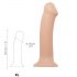 / Strap-on-me XL - Dual-layer Realistic Dildo - Extra Large (Natural)