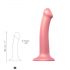 Dildo Strap-on-mé Metálico M rosa metálico