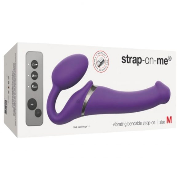 Vibrador violeta sin tirantes Strap-on-me M