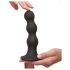 Dildo con bolas y soporte M - negro