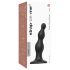 Strap-on-me Beads S - dildo negro con cuentas y base