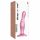 Strap-on-me Curvy M - dildo ondulado con ventosa (rosa)