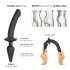 / Strap-on-me Swith Semirrealista XXL - Dildo 2 en 1 (negro)