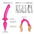 Dildo XXL Realista Strap-on-me 2en1 (rosa)