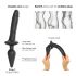 / Strap-on-me Switch Realistic XXL - 2-in-1 Silicone Dildo (Black)