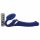 Strap-on-me M - vibrador con ondas de aire (azul)