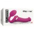 Strap-on-me M - vibrador con ondas de aire (rosa)