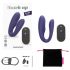 Vibrador doble inalámbrico recargable Love to Love (lila)