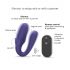 Vibrador doble inalámbrico recargable Love to Love (lila)